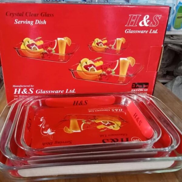 Glass Serving Dish_3 Pcs Set (Copy)
